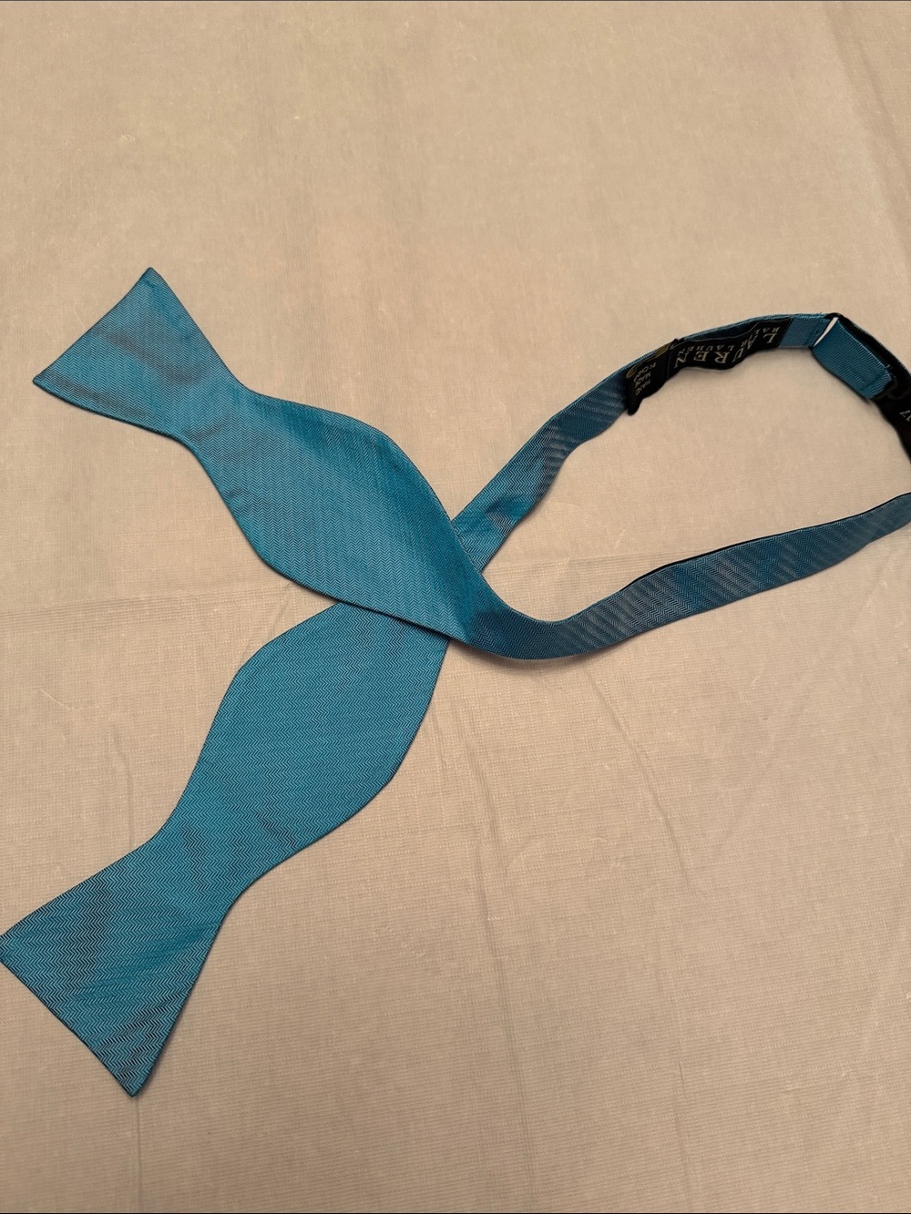 Lauren Ralph Lauren Teal Self-Tie Bow Tie